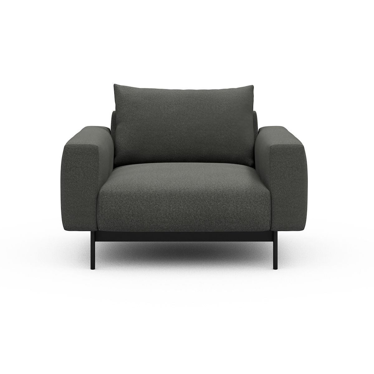 Poltrona design moderno Arthon - Mahoga 852 Seal Grey