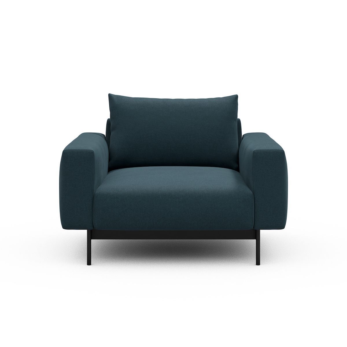 Poltrona design moderno Arthon - Satya 443 Deep Blue