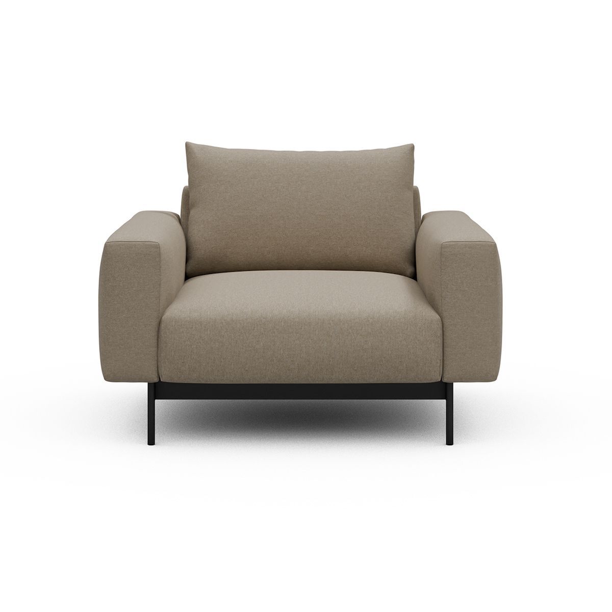 Poltrona design moderno Arthon - Satya 445 Natural Beige