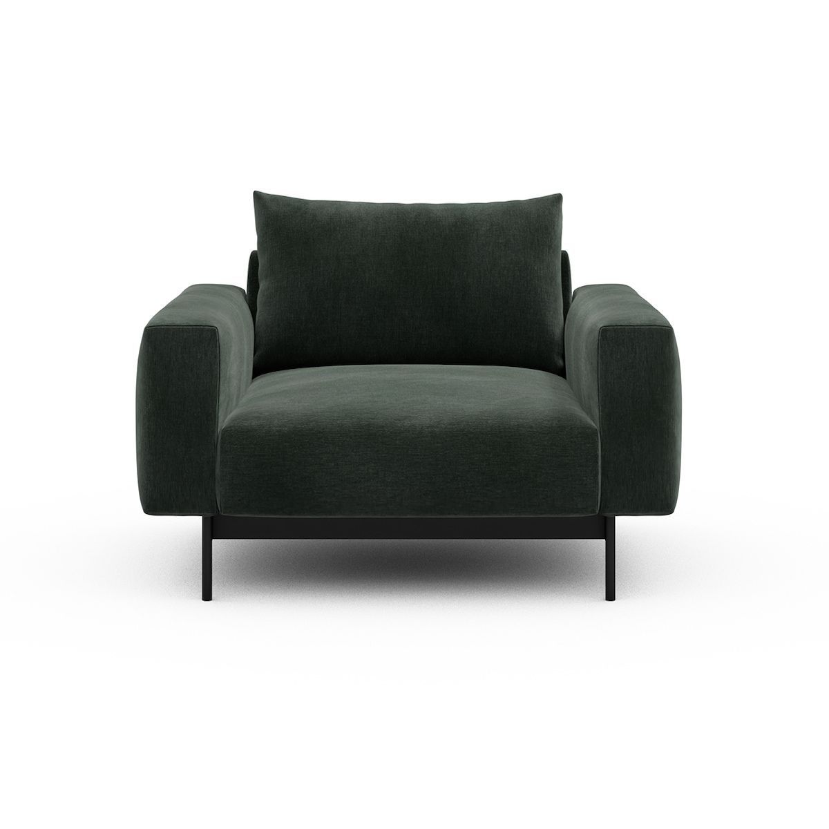 Poltrona design moderno Arthon - Smooth 812 Smooth Silver Grey