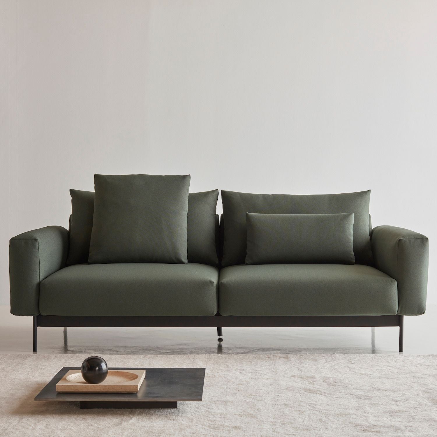 Divano due posti Arthon A2 - Cura 769 Saga Green