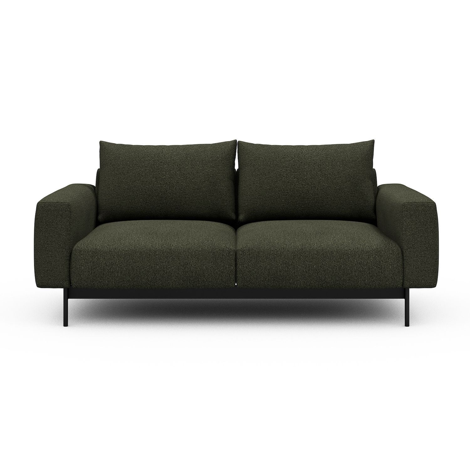 Divano due posti Arthon A2 - Bouclé 535 Forest Green