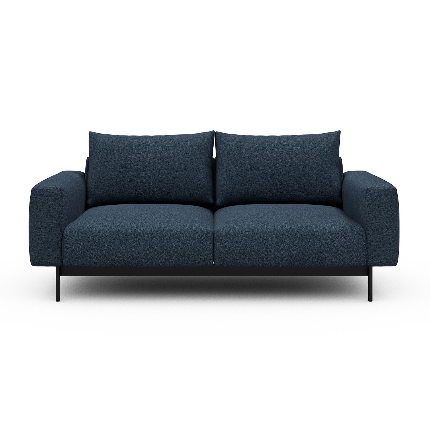 Divano due posti Arthon A2 - Bouclé 537 Blue