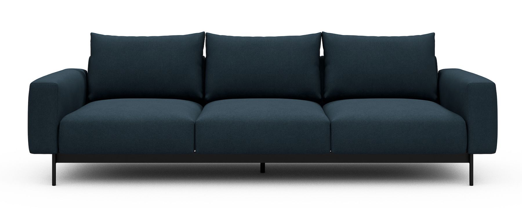 Divano tre posti design moderno Arthon A3 - Argus 580 Navy Blue
