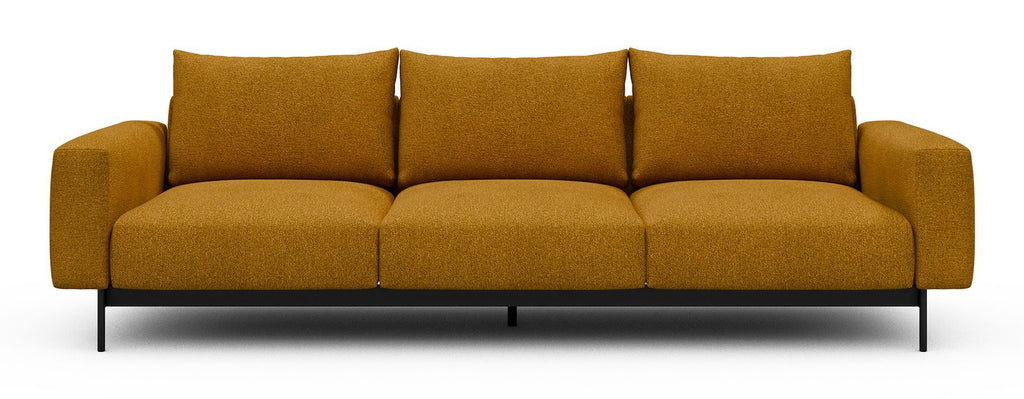 Divano tre posti design moderno Arthon A3 - Bouclé 536 Ochre