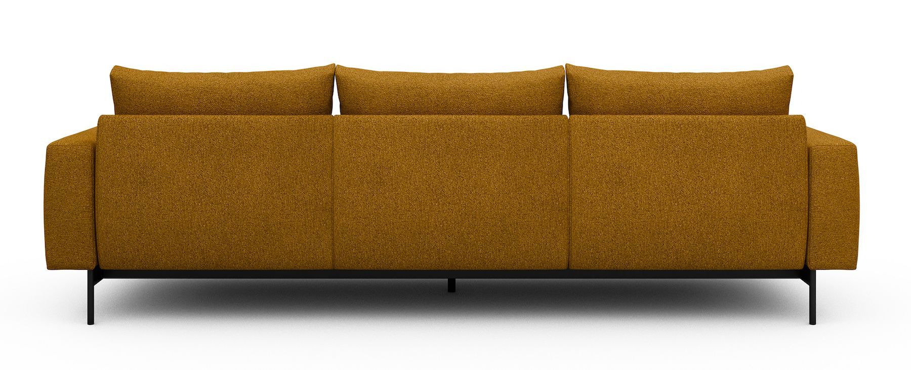 Divano tre posti design moderno Arthon A3 - Bouclé 536 Ochre