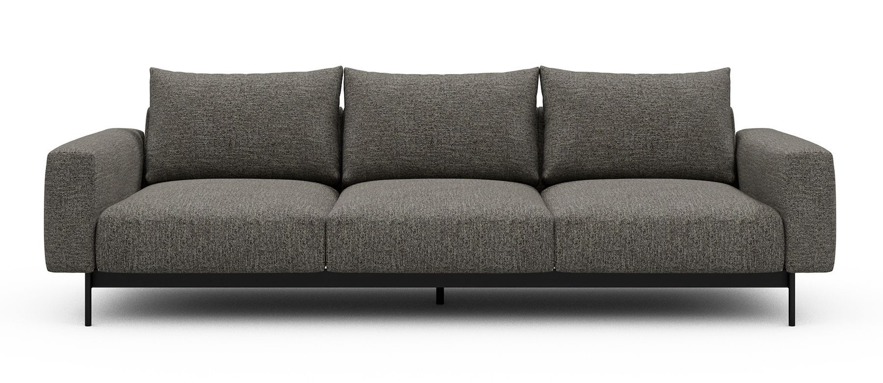 Divano tre posti design moderno Arthon A3 - Carreno 771 Sepia Brown