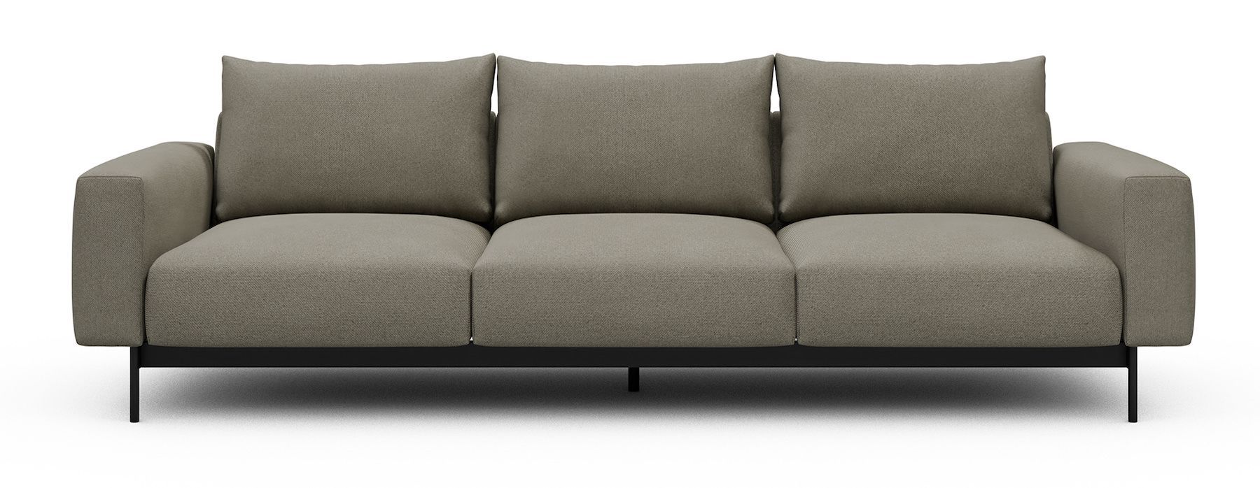 Divano tre posti design moderno Arthon A3 - Cura 765 Oat