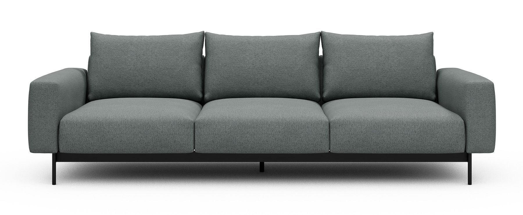 Divano tre posti design moderno Arthon A3 - Denari 485 Soft Grey