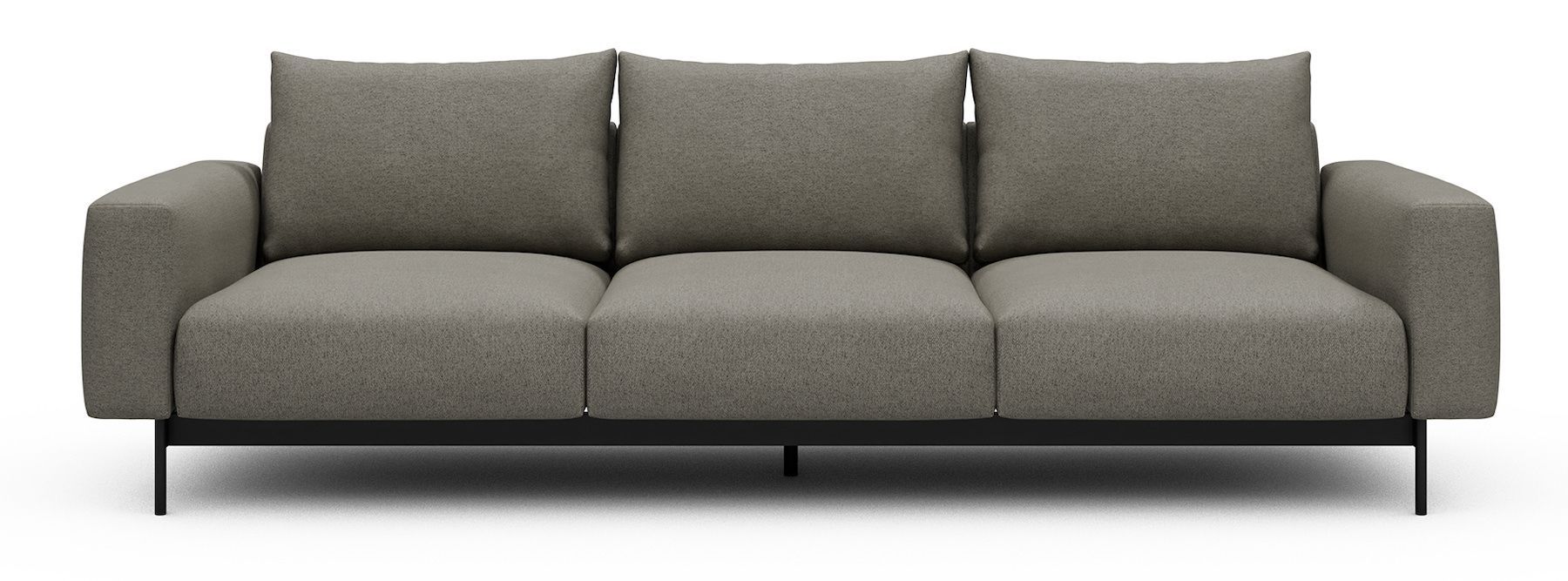 Divano tre posti design moderno Arthon A3 - Denari 486 Warm Grey