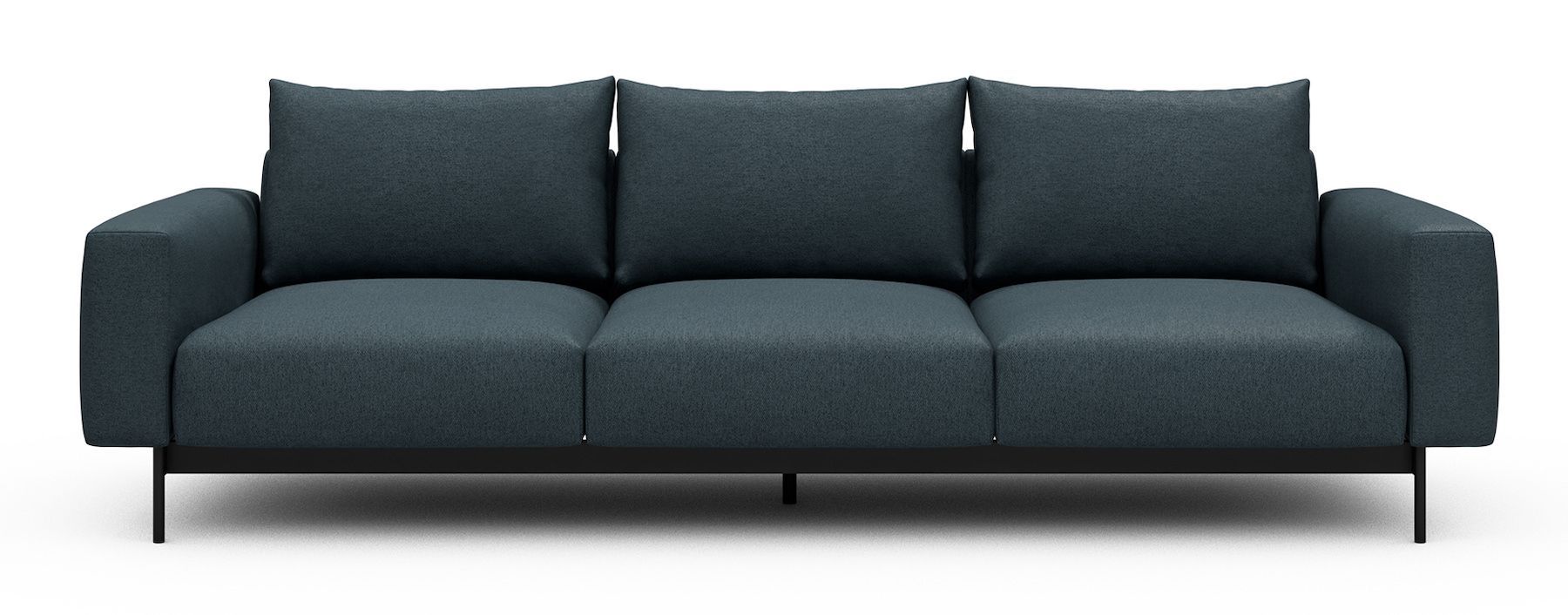 Divano tre posti design moderno Arthon A3 - Satya 441 Warm Zinc