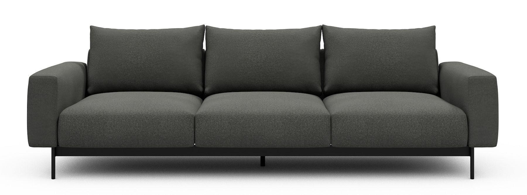 Divano tre posti design moderno Arthon A3 - Mahoga 851 Dark Blue