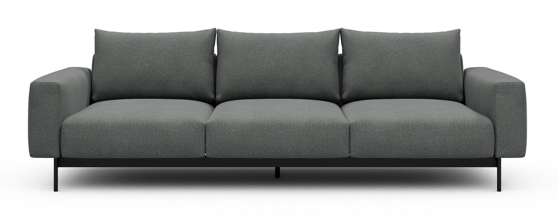 Divano tre posti design moderno Arthon A3 - Satya 443 Deep Blue