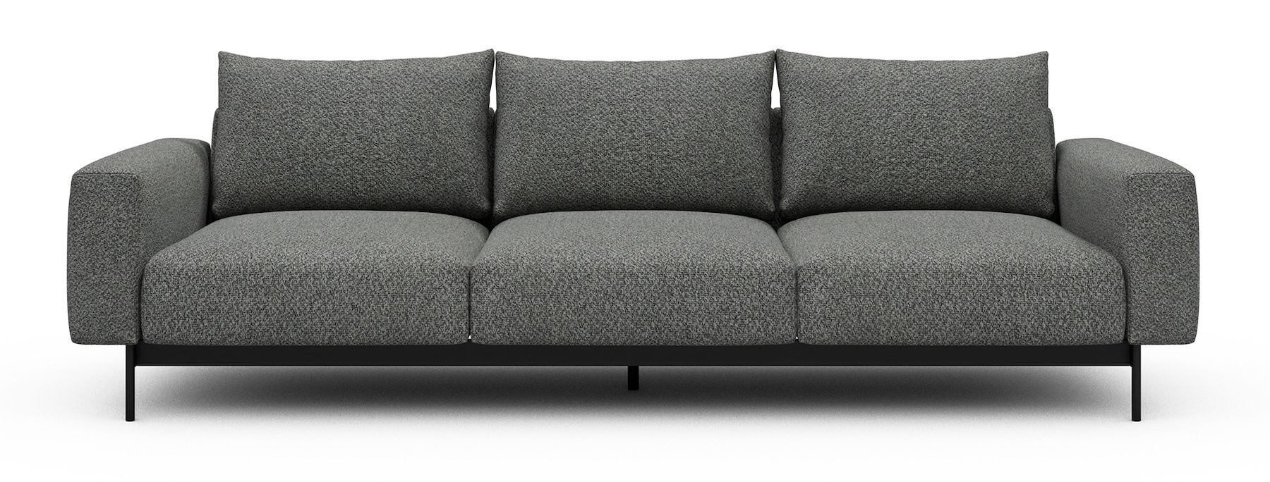 Divano tre posti design moderno Arthon A3 - Vanora 868 Warm Grey