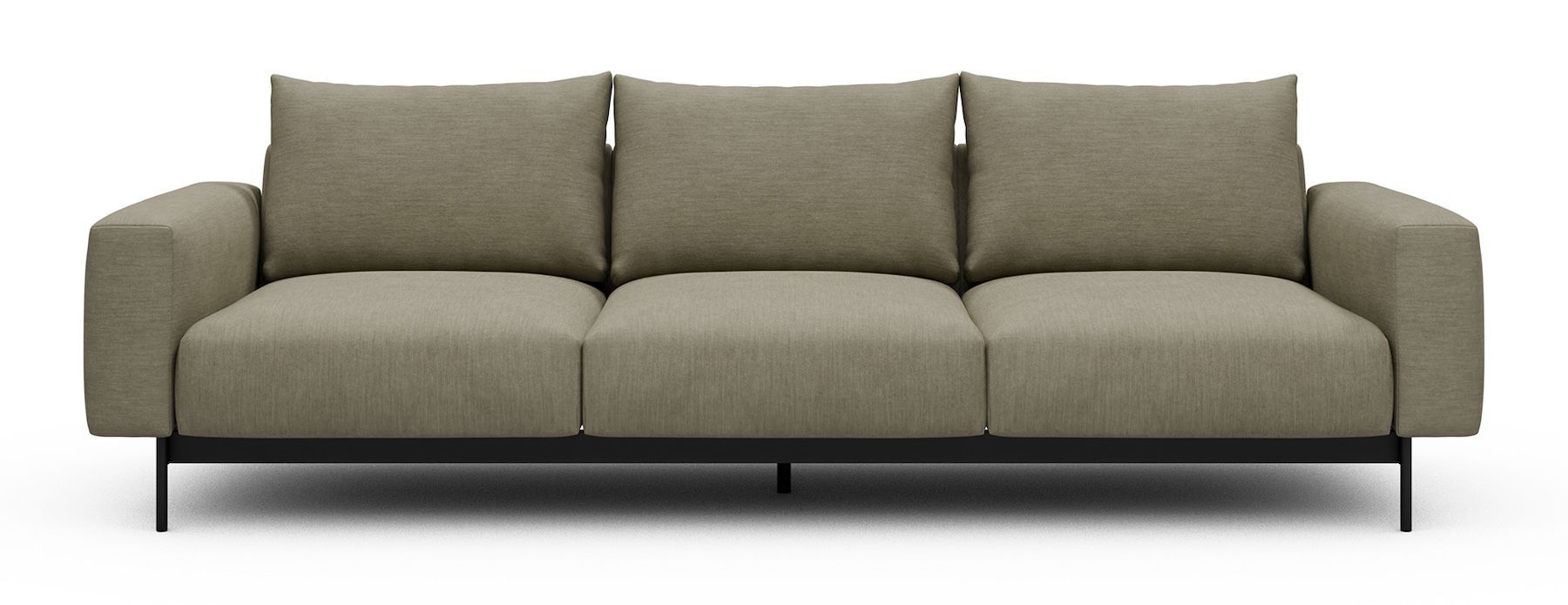 Divano tre posti design moderno Arthon A3 - Vivus 571 Dusty Sand