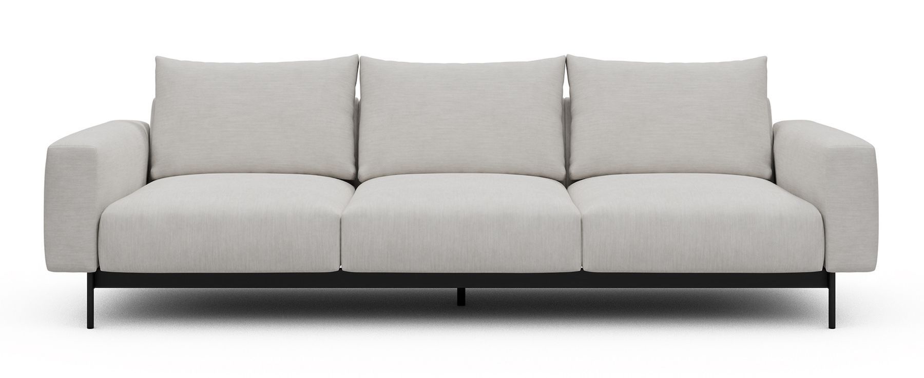 Divano tre posti design moderno Arthon A3 - Vivus 574 Dusty Off White