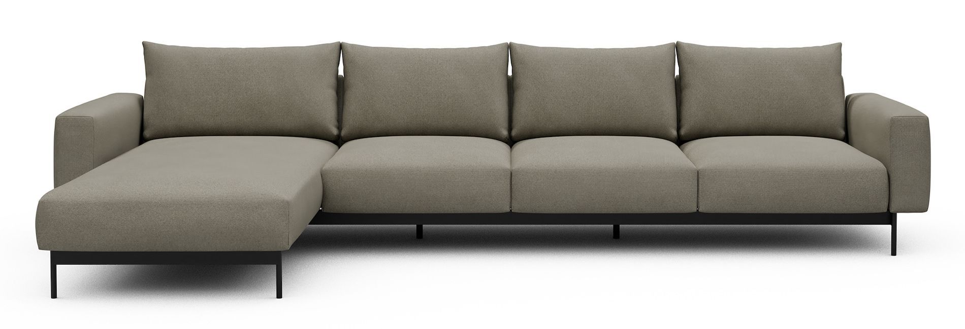 Divano con penisola chaise longue Arthon B3 - Cura 765 Oat