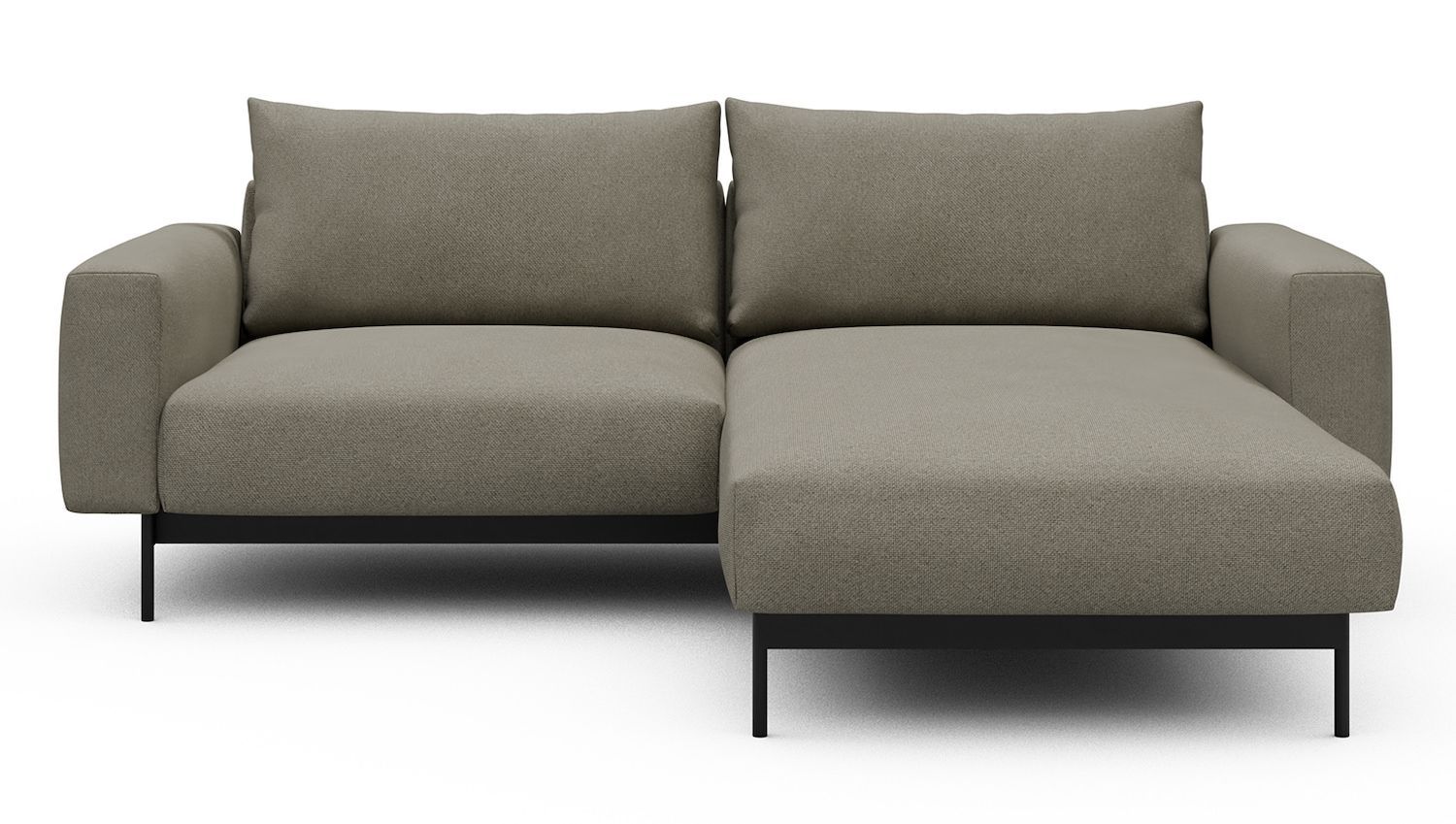 Divano con penisola chaise longue Arthon D1 - Cura 765 Oat