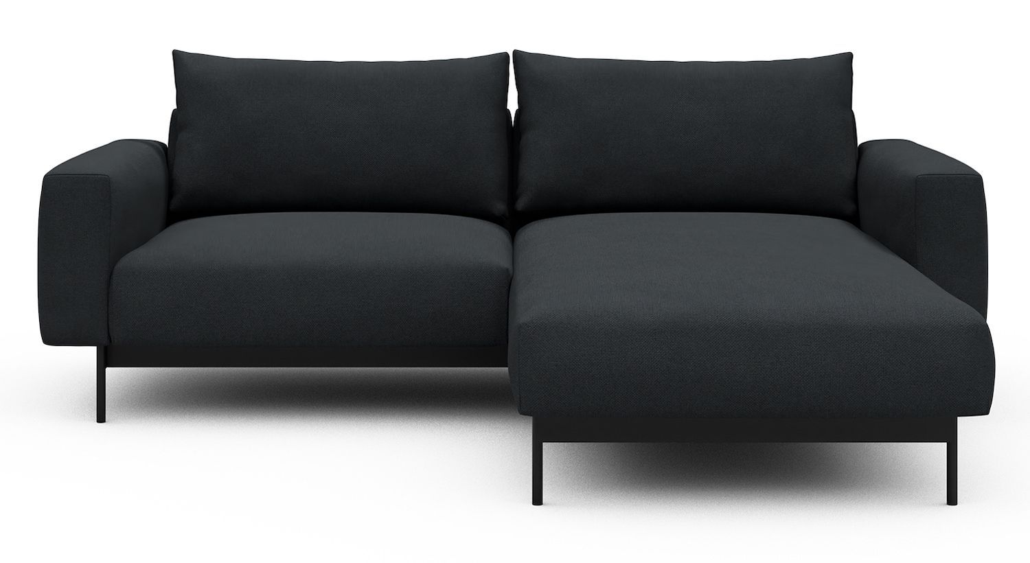 Divano con penisola chaise longue Arthon D1 - Cura 766 Anthracite