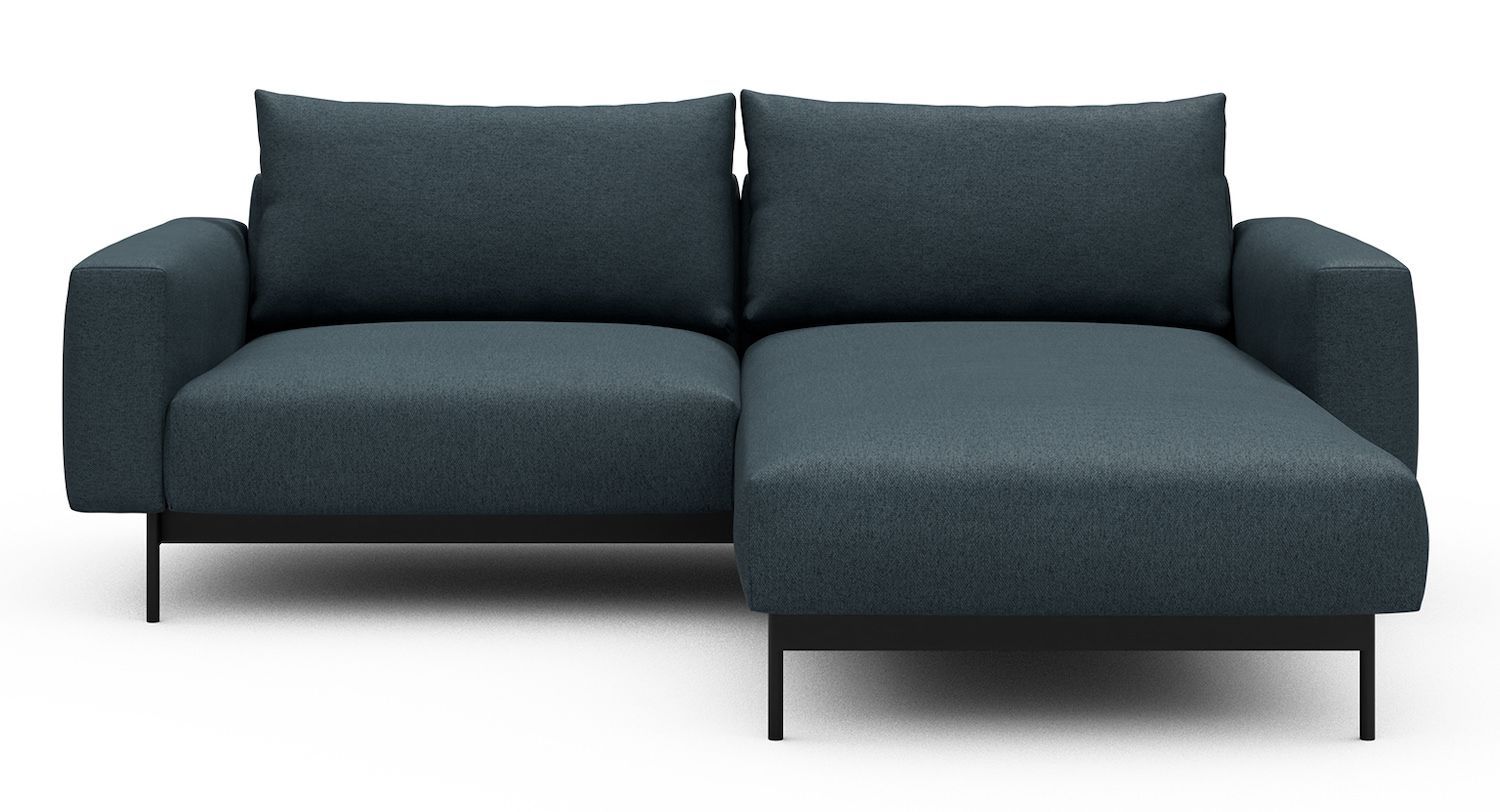 Divano con penisola chaise longue Arthon D1 - Denari 489 Royal Blue