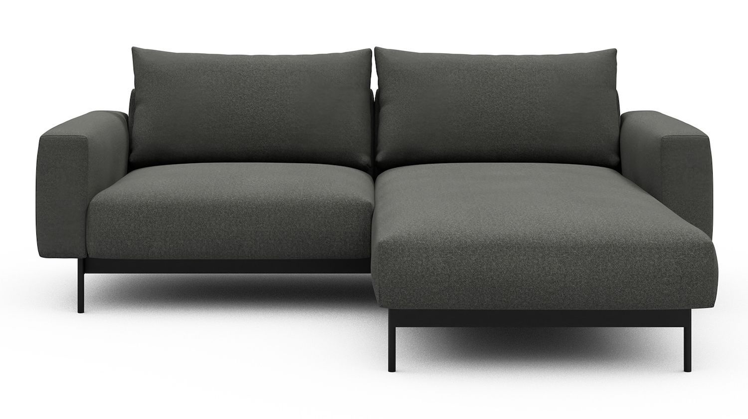 Divano con penisola chaise longue Arthon D1 - Mahoga 852 Seal Grey