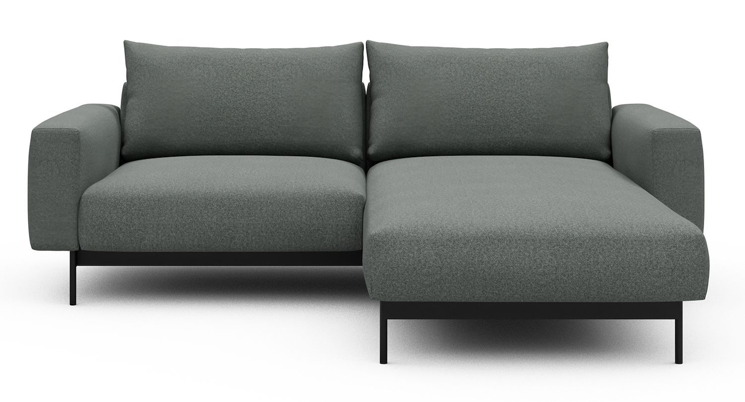 Divano con penisola chaise longue Arthon D1 - Mahoga 853 Dove Grey