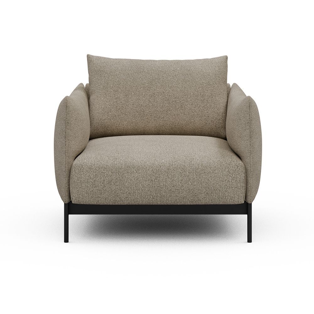 Poltrona da salotto o da camera Kayto - Bouclé 539 Beige