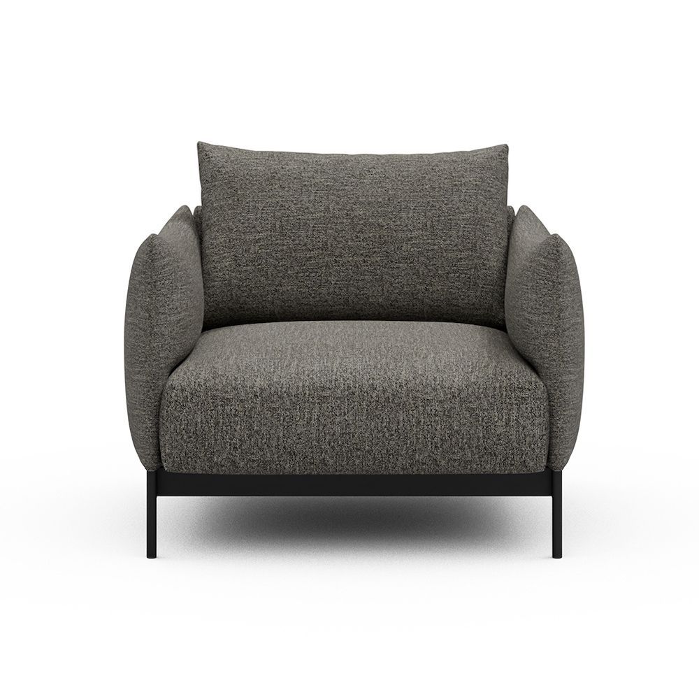 Poltrona da salotto o da camera Kayto - Carreno 771 Sepia Brown