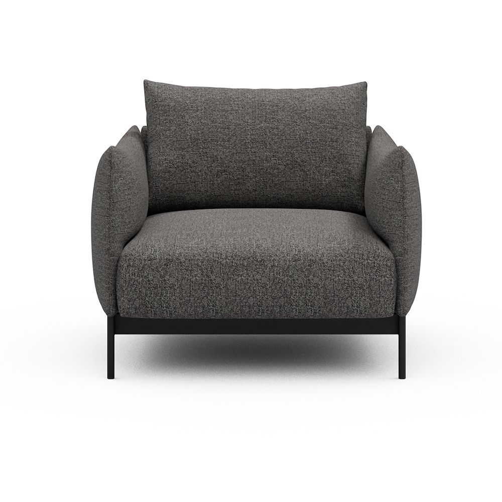 Poltrona da salotto o da camera Kayto - Carreno 772 Salt & Pepper