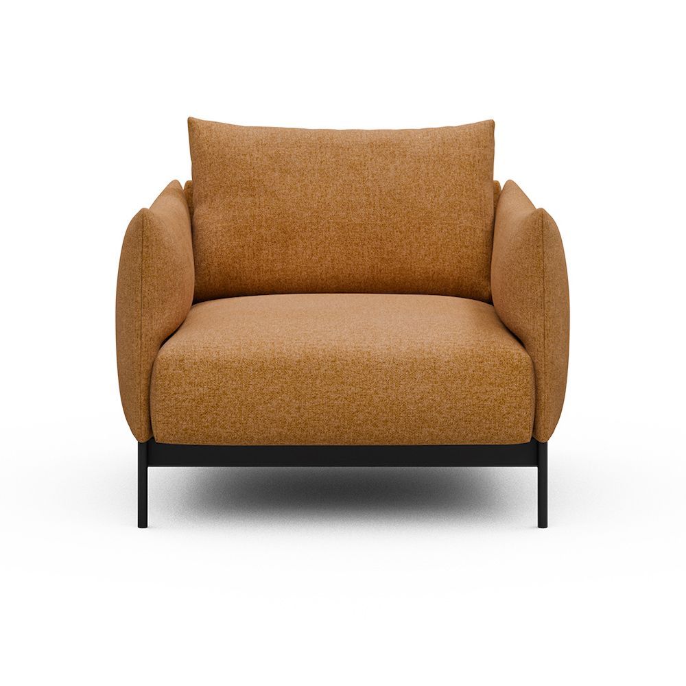 Poltrona da salotto o da camera Kayto - Casone 497 Warm Yellow