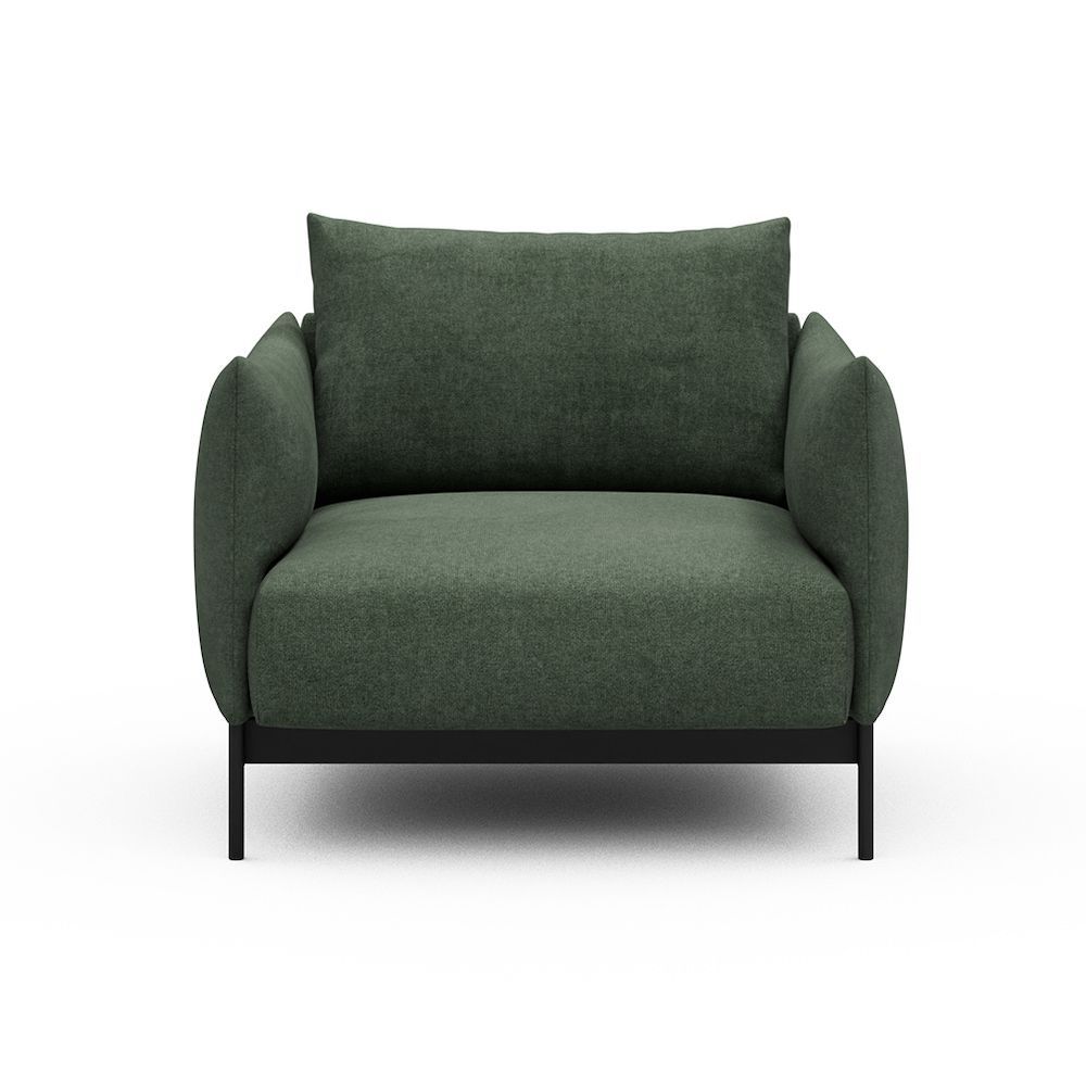 Poltrona da salotto o da camera Kayto - Casone 498 Forest Green