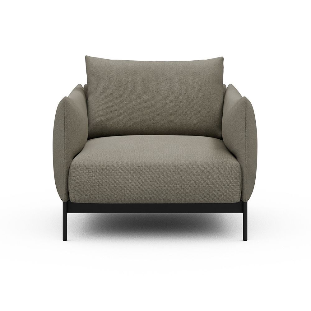 Poltrona da salotto o da camera Kayto - Cura 764 Sand Grey