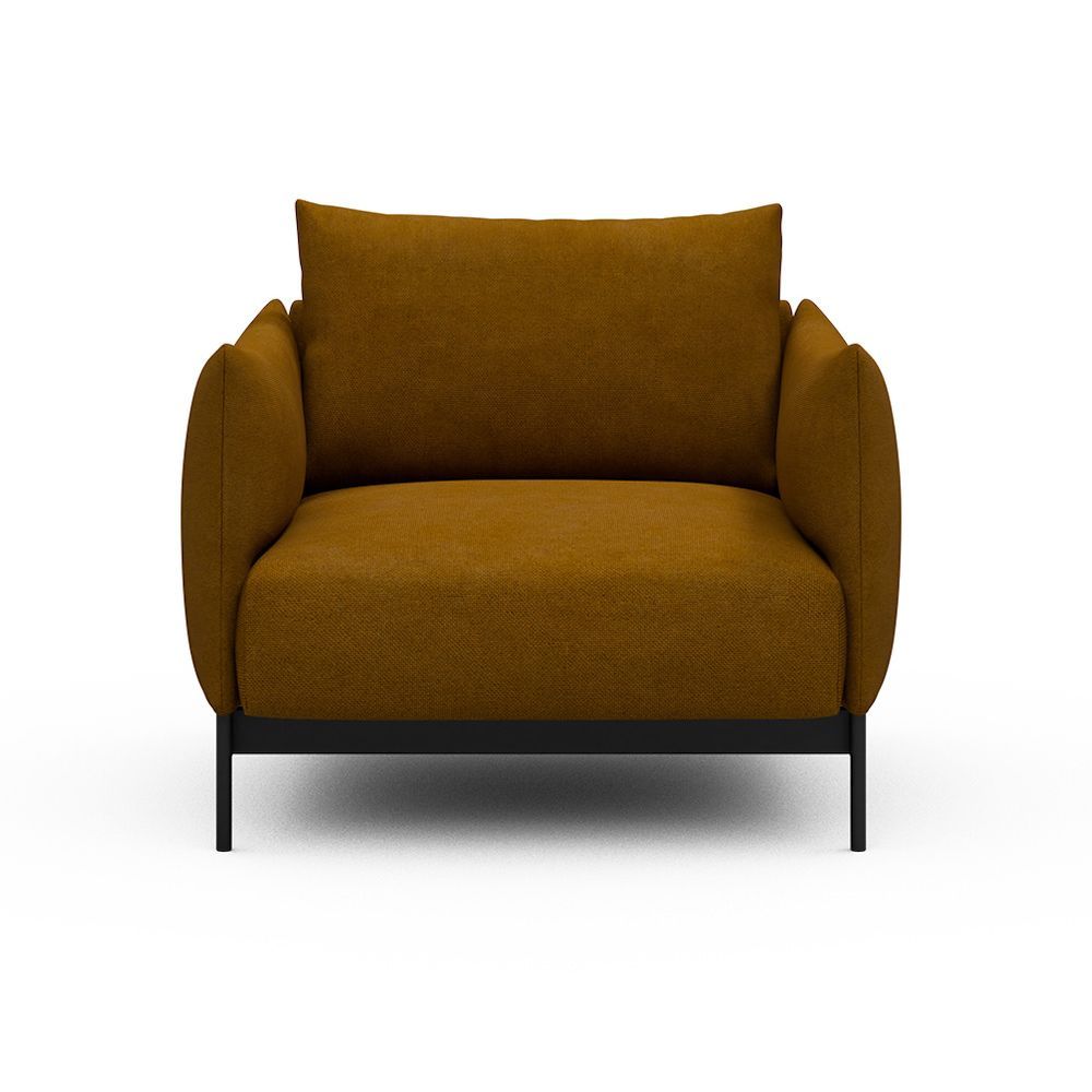 Poltrona da salotto o da camera Kayto - Cura 767 Apricot