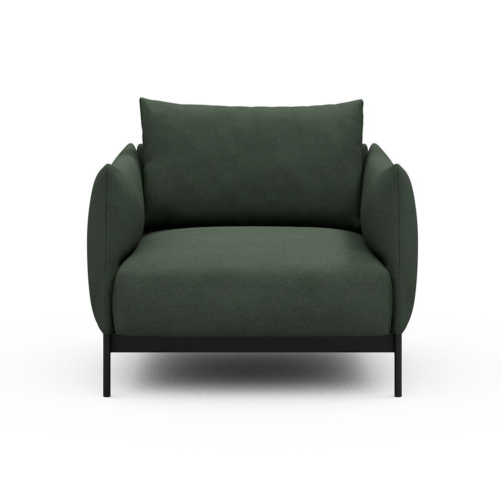 Poltrona da salotto o da camera Kayto - Cura 769 Saga Green