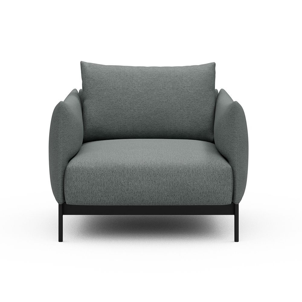 Poltrona da salotto o da camera Kayto - Denari 486 Warm Grey