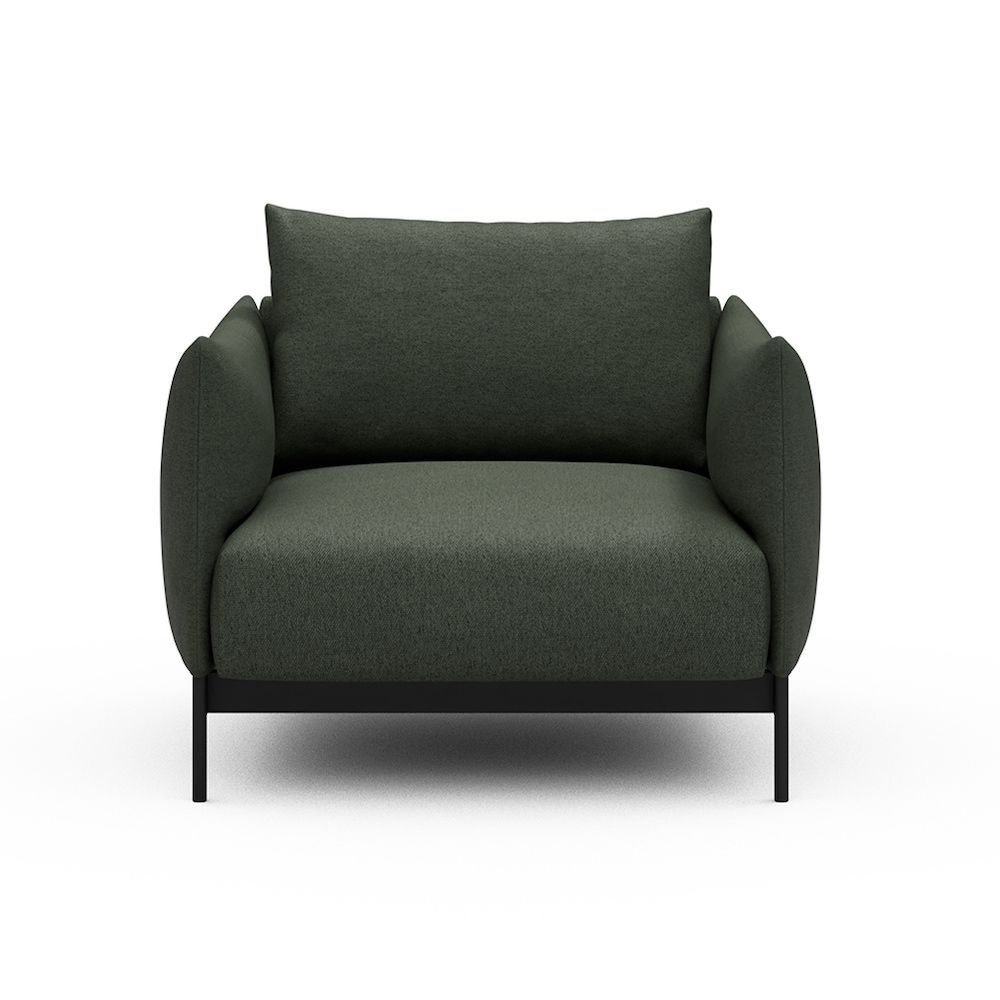 Poltrona da salotto o da camera Kayto - Denari 488 Forest Green