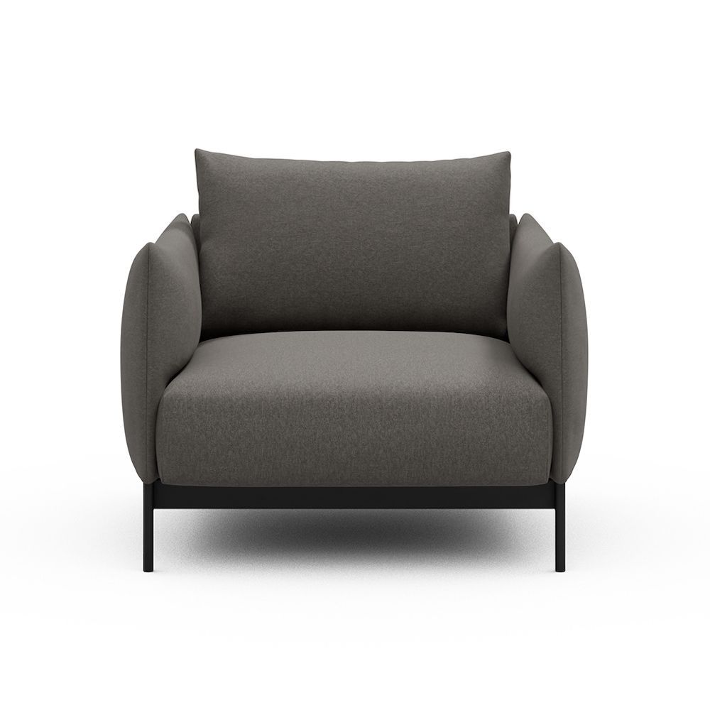 Poltrona da salotto o da camera Kayto - Satya 446 Taupe Brown