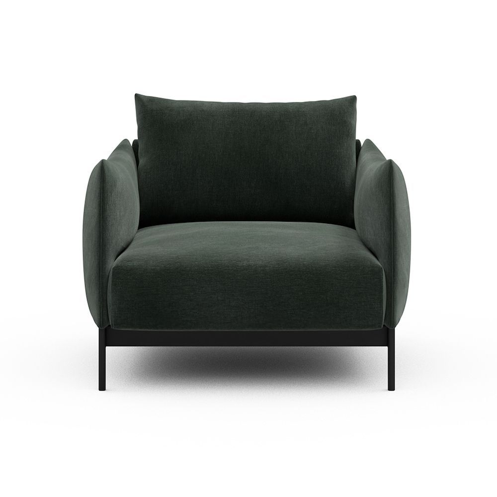 Poltrona da salotto o da camera Kayto - Smooth 814 Laural Green