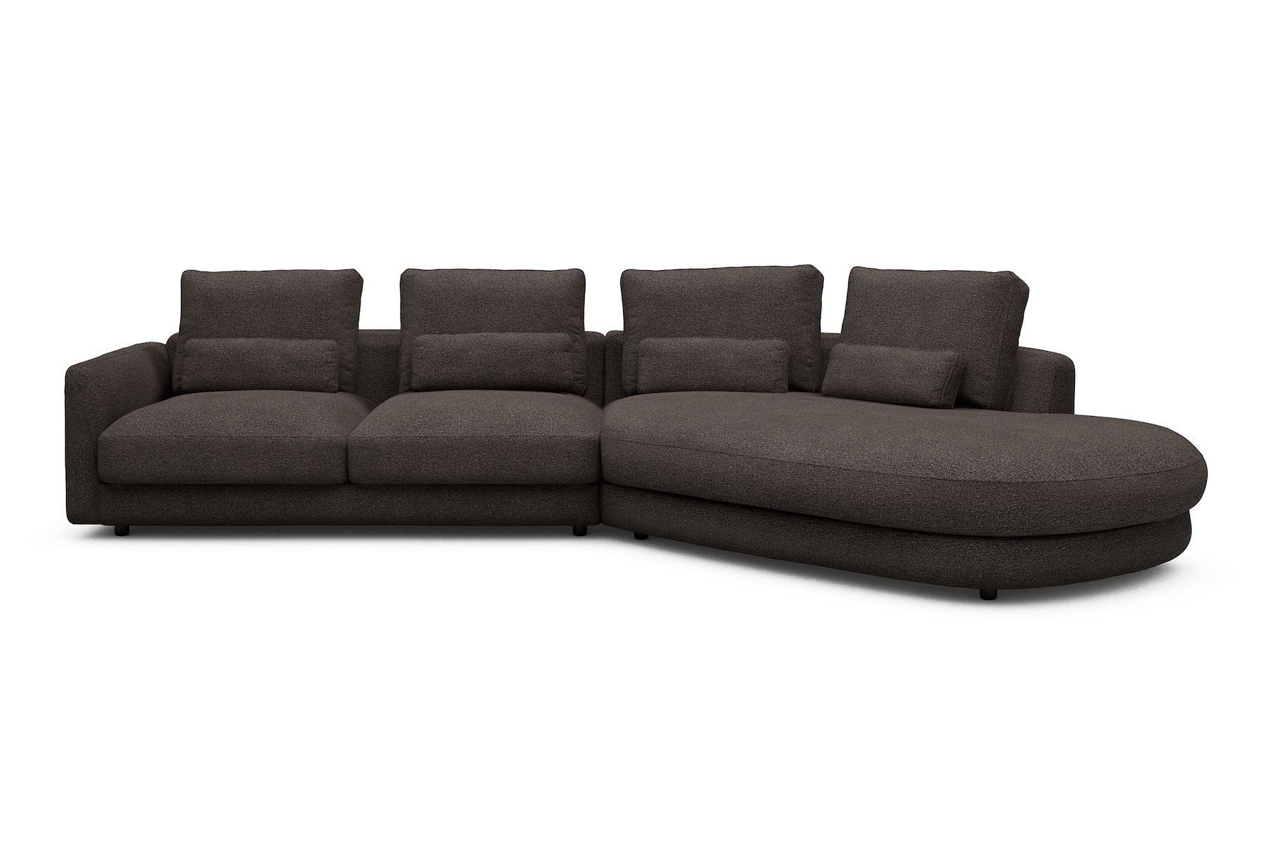 Divano moderno con penisola Vivole 2.5