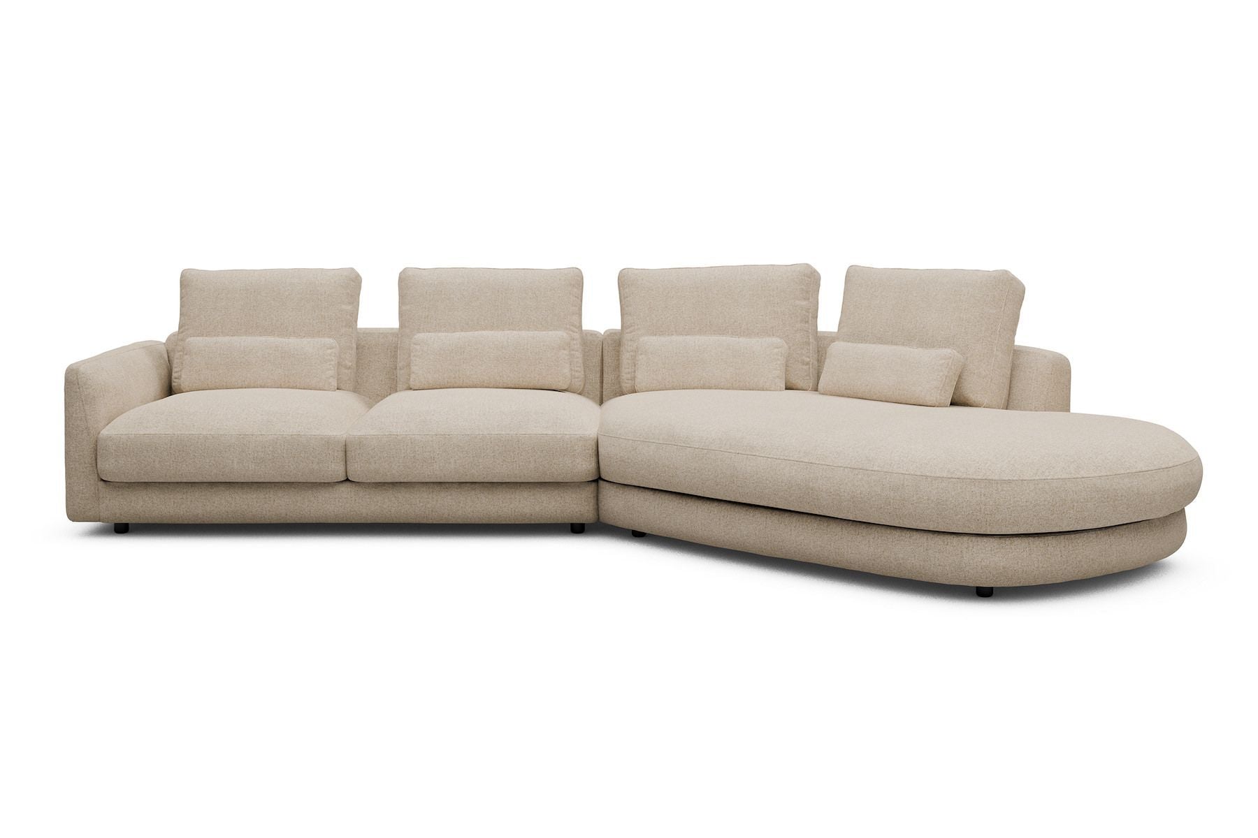 Divano moderno con penisola Vivole 2.5