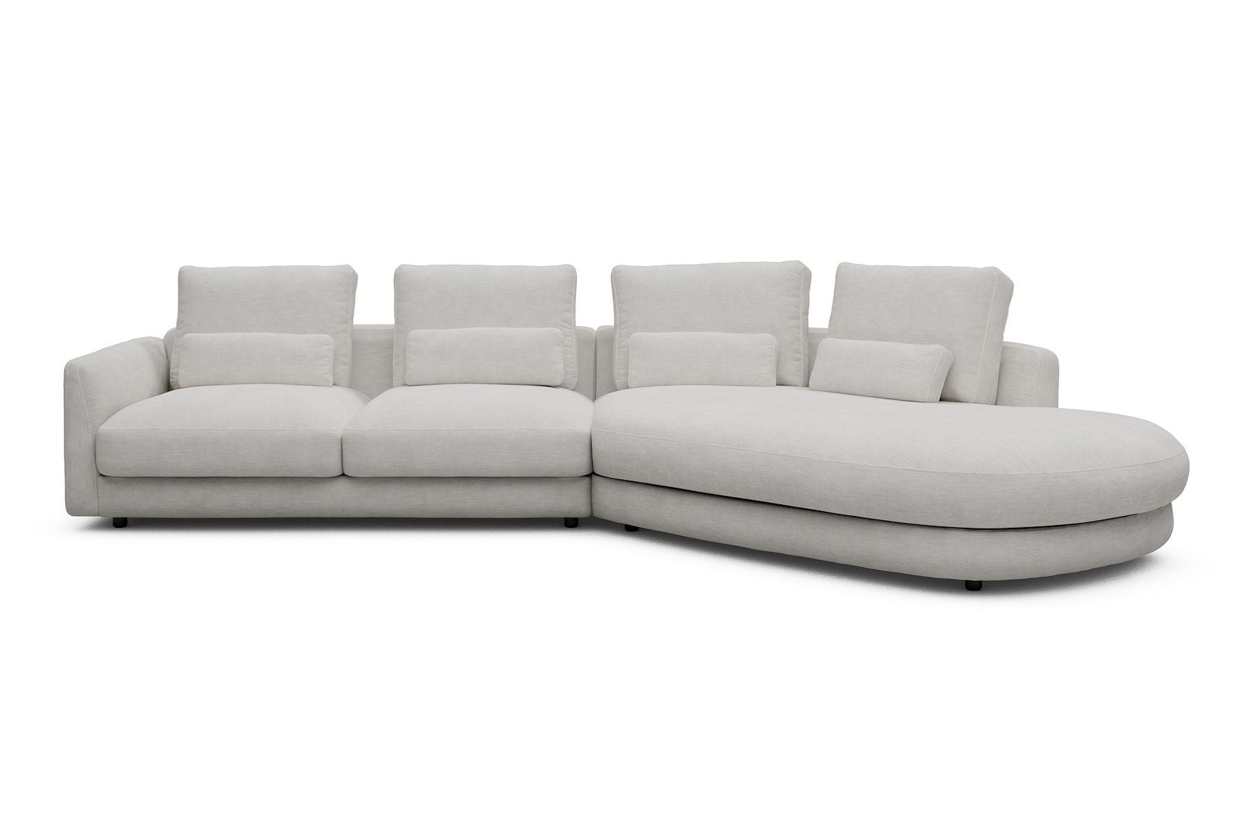 Divano moderno con penisola Vivole 2.5