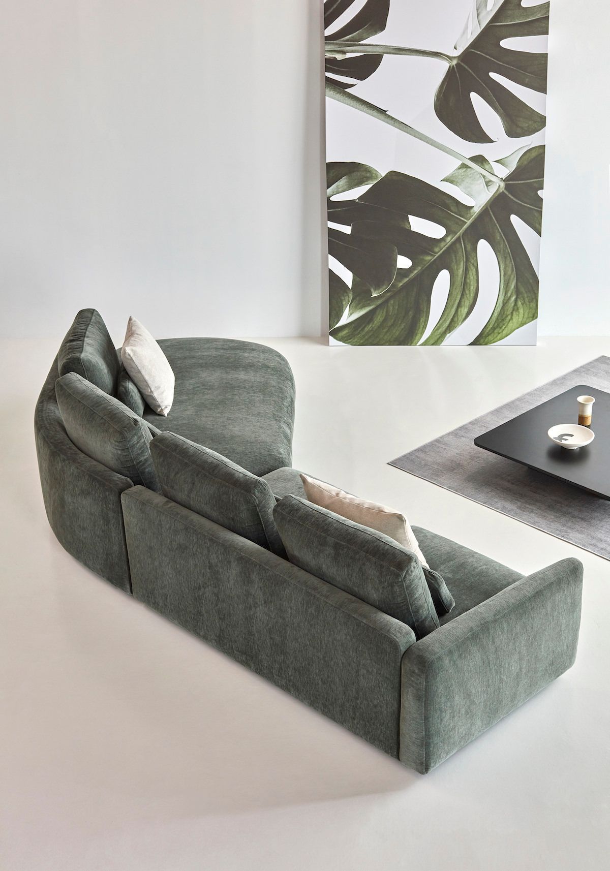 Divano moderno con penisola Vivole 2.5