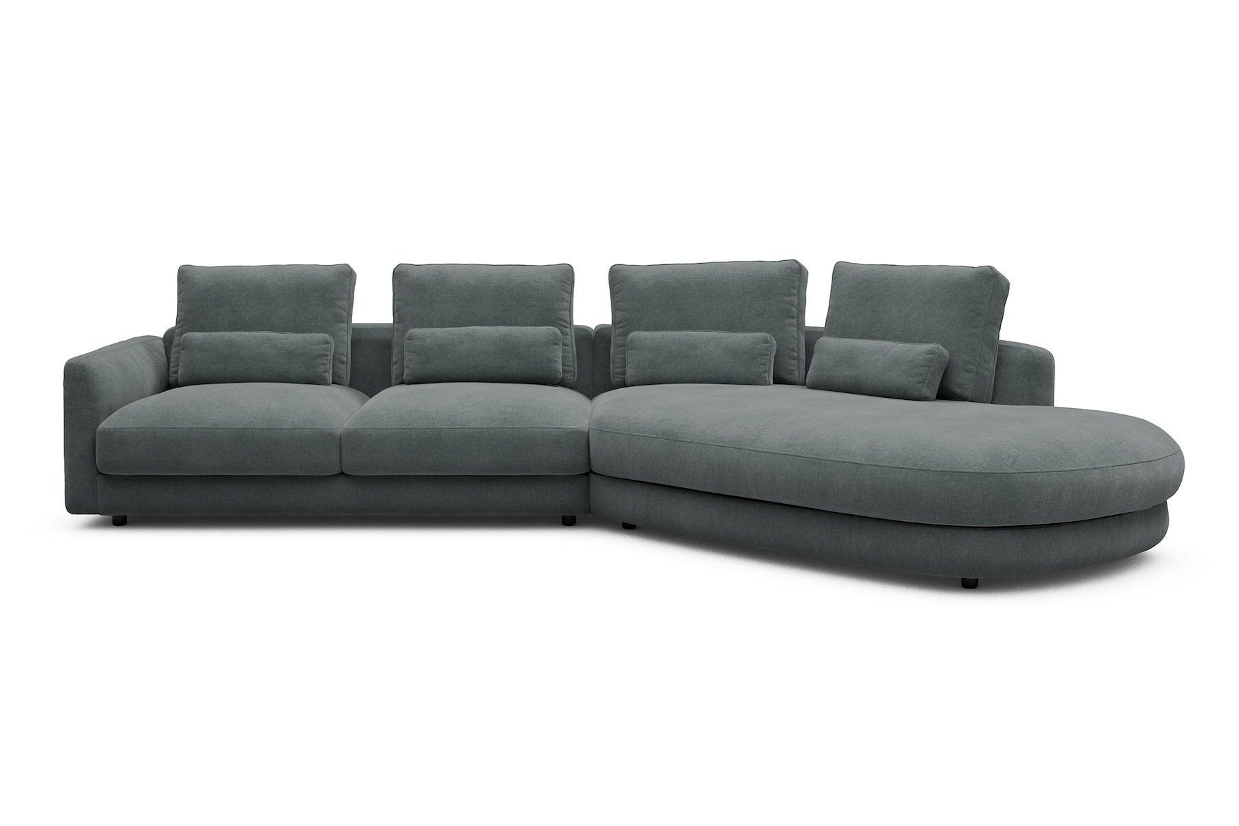 Divano moderno con penisola Vivole 2.5