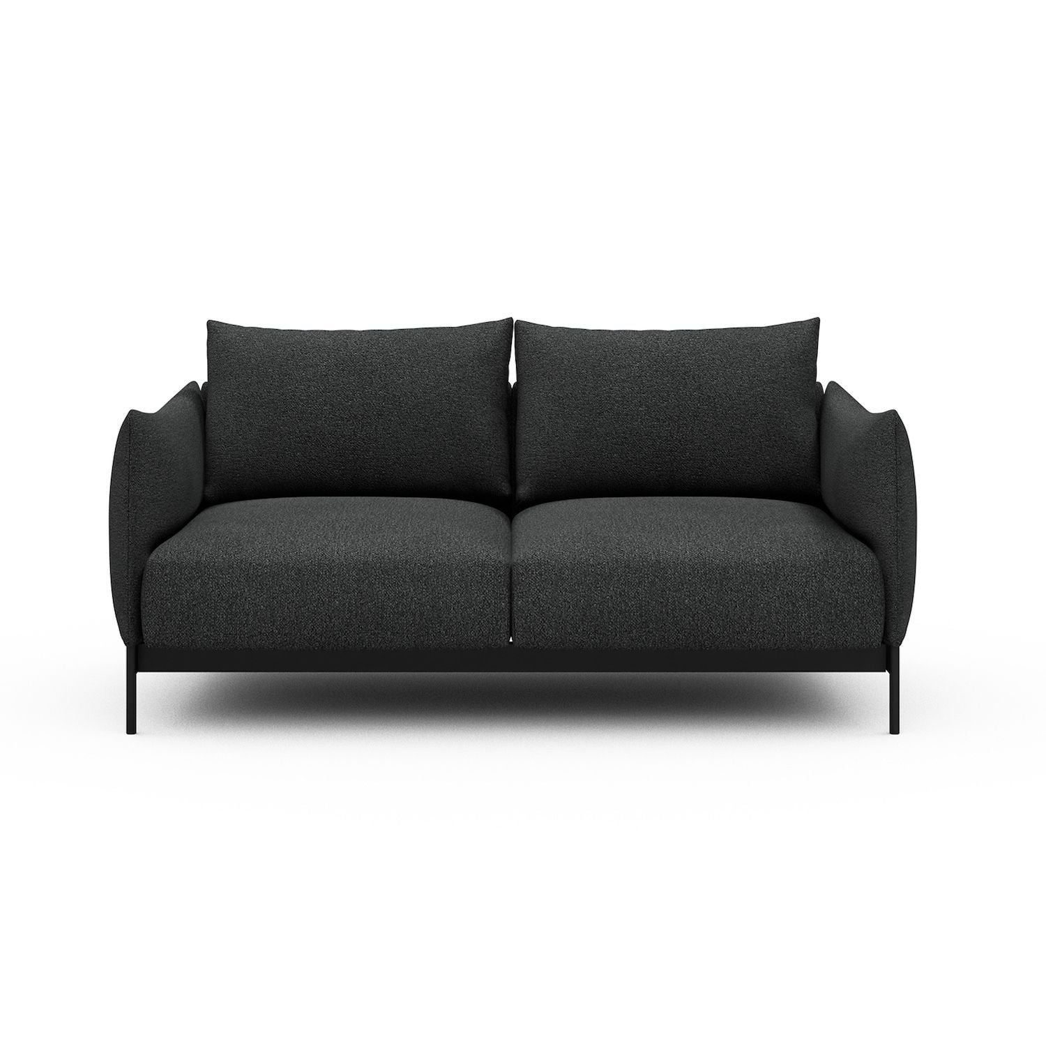 Divano a due posti Kayto A2 - Bouclé 529 Charcoal