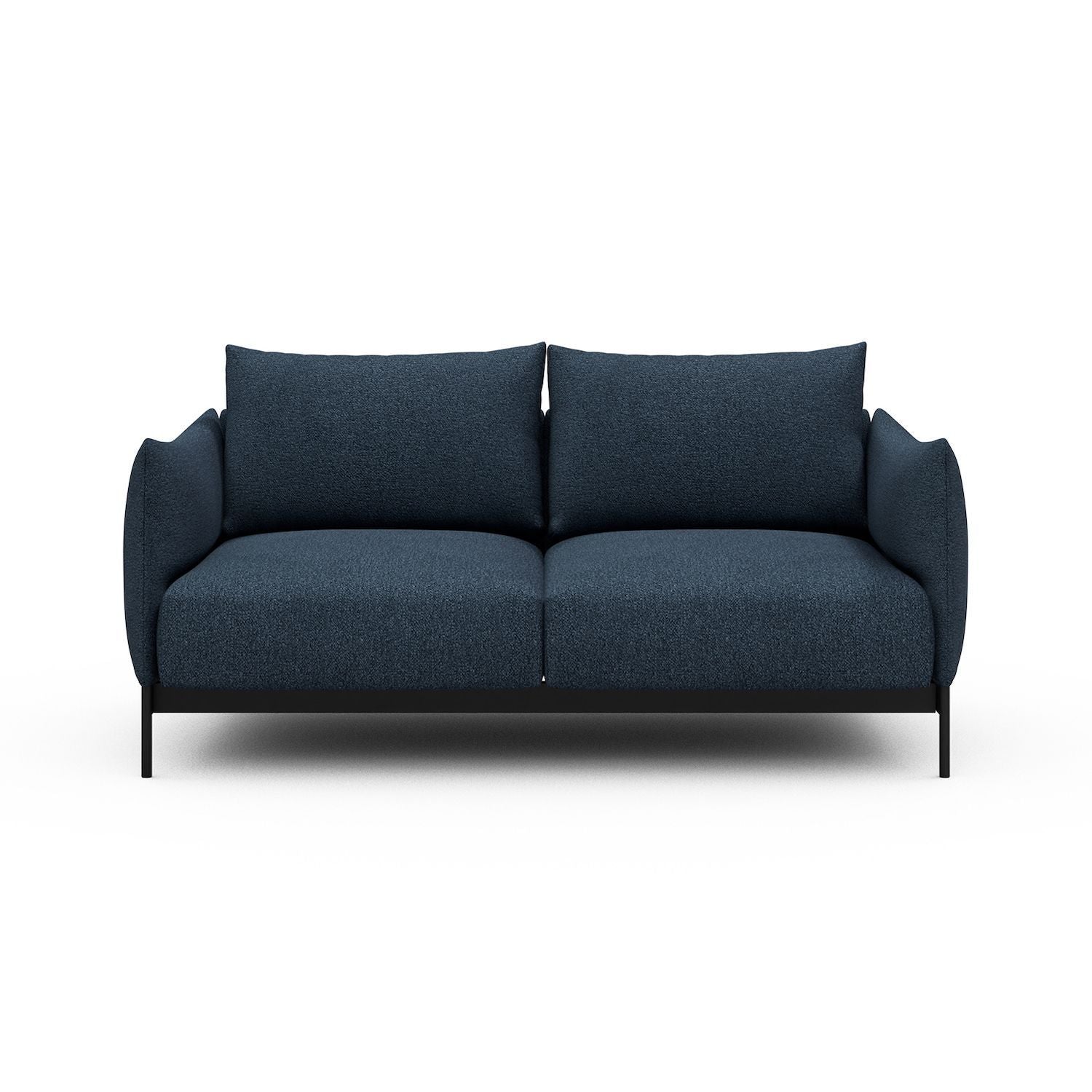 Divano a due posti Kayto A2 - Bouclé 537 Blue