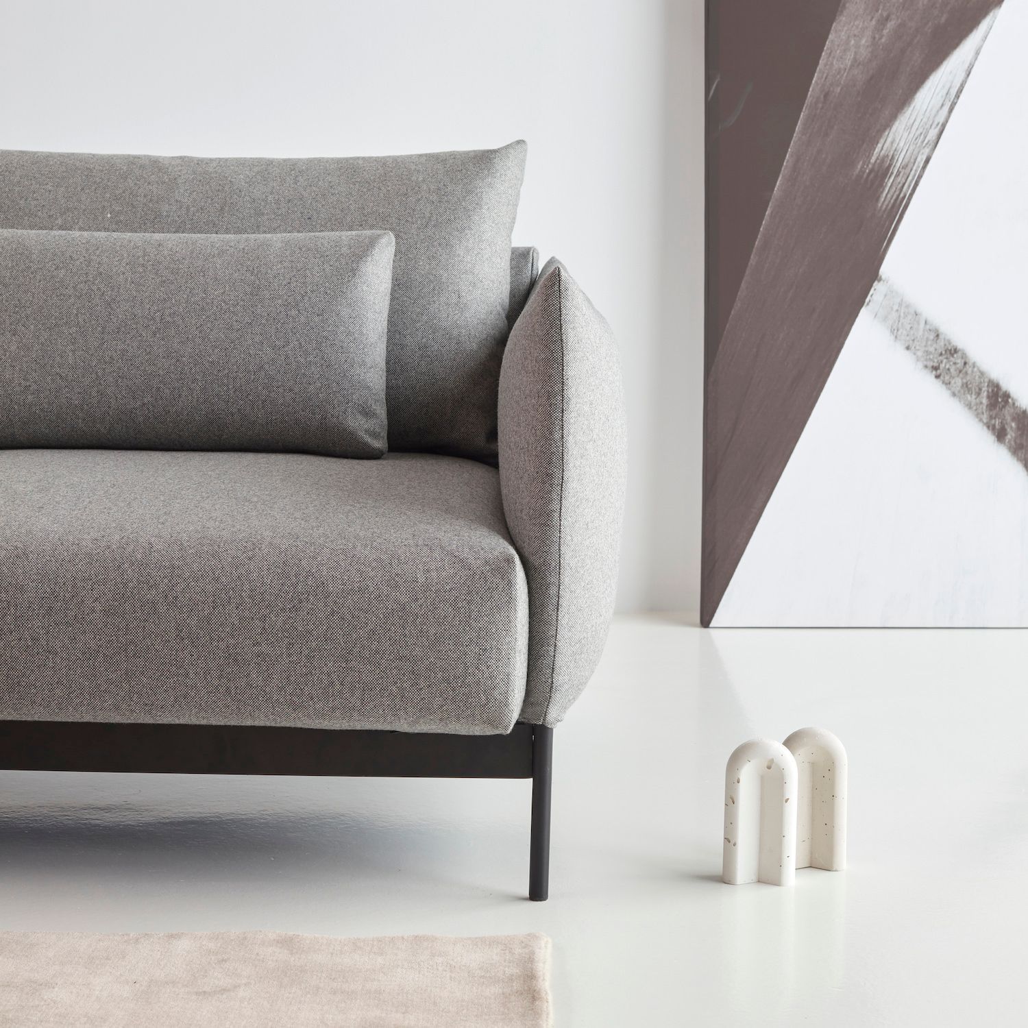 Divano a due posti Kayto A2 - Mahoga 853 Dove Grey