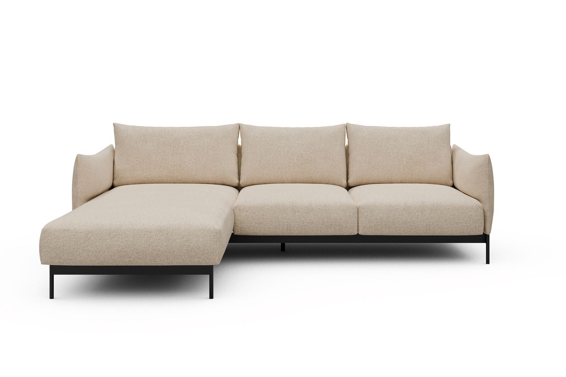 Divano con penisola Kayto B2 - Casone 496 Natural Beige