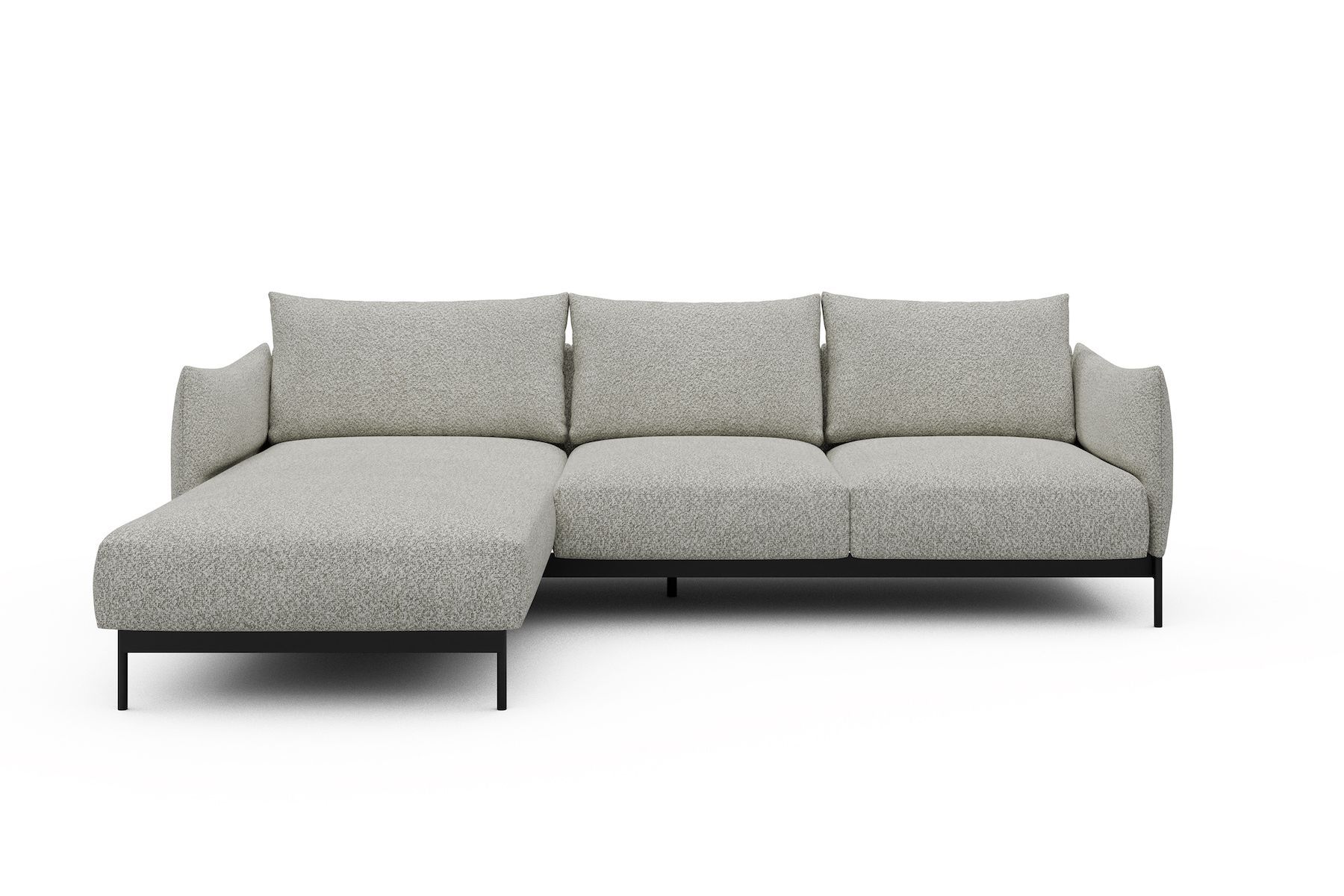 Divano con penisola Kayto B2 - Vanora 867 Warm Sand