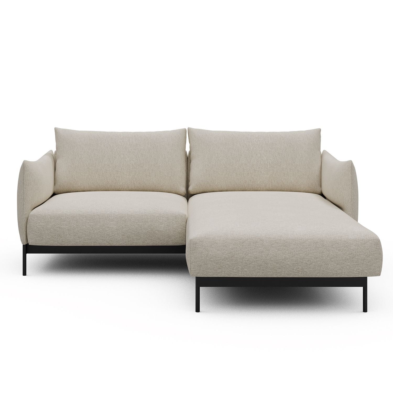 Divano con penisola Kayto D1 - Argus 584 Natural