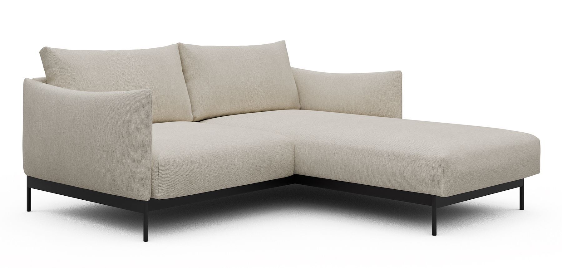 Divano con penisola Kayto D1 - Argus 584 Natural